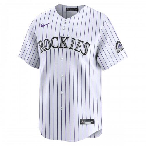 Colorado Rockies Nike Home Limited Jersey - White