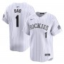 Colorado Rockies Nike #1 Dad Home Limited Jersey - White