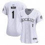 Colorado Rockies Nike Women's #1 Mom Home Limited Jersey - White