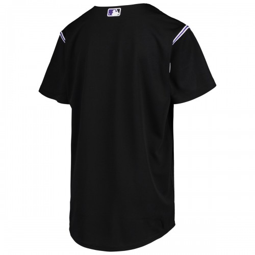 Colorado Rockies Nike Youth Alternate Replica Team Jersey - Black