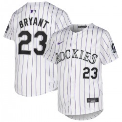 Kris Bryant Colorado Rockies Nike Youth Home Limited Player Jersey - White Kris Bryant Colorado Rockies Nike Youth Home Limited Player Jersey - White