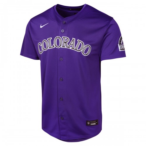 Colorado Rockies Nike Youth Alternate Limited Jersey - Purple