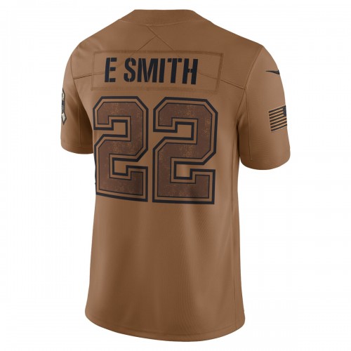 Emmitt Smith Dallas Cowboys Nike 2023 Salute To Service Retired Player Limited Jersey - Brown