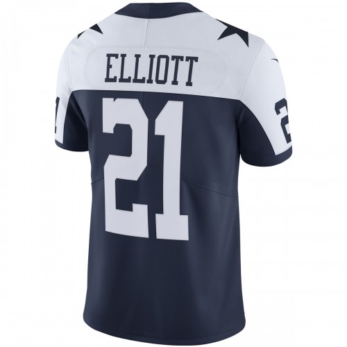 Ezekiel Elliott Dallas Cowboys Nike Alternate Vapor Limited Jersey - Navy
