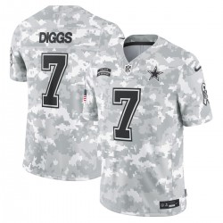 Trevon Diggs Dallas Cowboys Nike 2024 Salute to Service Limited Jersey - Arctic Camo