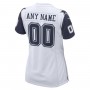 Dallas Cowboys Nike Women's Alternate Custom Game Jersey - White