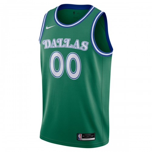 Dallas Mavericks Nike 2020/21 Hardwood Classics Swingman Custom Jersey - Green