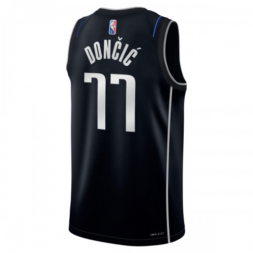 Luka Doncic Dallas Mavericks Nike Select Series Rookie of the Year Swingman Team Jersey - Navy