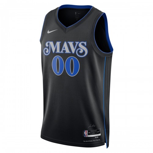 Dallas Mavericks Nike Unisex 2023/24 Custom Swingman Jersey - Black - City Edition