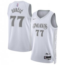 Luka Dončić Dallas Mavericks Nike Unisex 2024/25 Swingman Player Jersey - City Edition - White