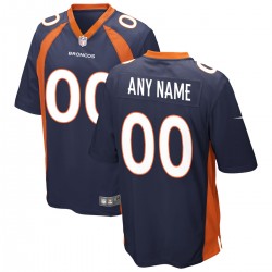 Denver Broncos Nike Alternate Custom Game Jersey - Navy Denver Broncos Nike Alternate Custom Game Jersey - Navy