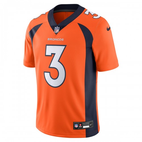 Russell Wilson Denver Broncos Nike  Vapor Untouchable Limited Jersey - Orange