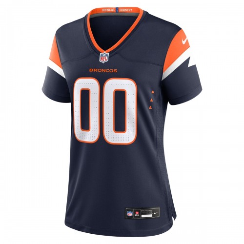 Denver Broncos Nike Women's Alternate Custom Game Jersey  - Navy