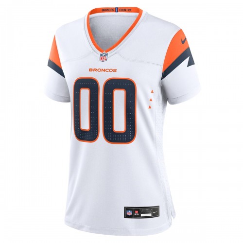 Denver Broncos Nike Women's Custom Game Jersey  - White