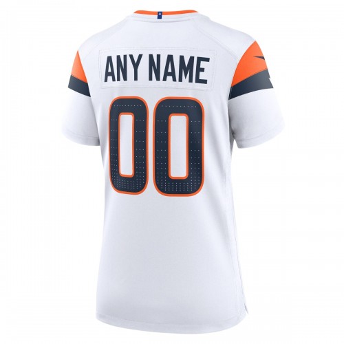 Denver Broncos Nike Women's Custom Game Jersey  - White