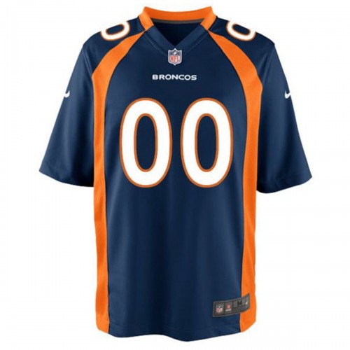 Denver Broncos Nike Youth Game Custom Jersey - Navy