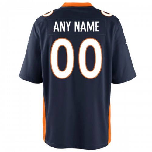 Denver Broncos Nike Youth Game Custom Jersey - Navy