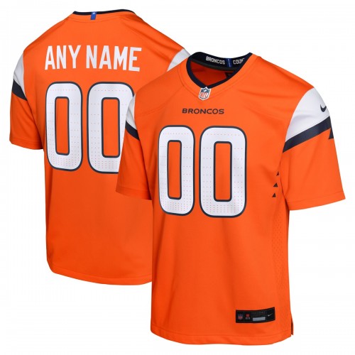 Denver Broncos Nike Youth Custom Game Jersey - Orange