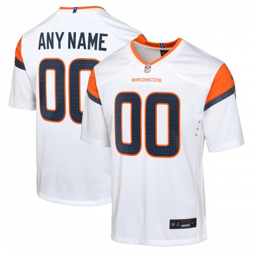 Denver Broncos Nike Youth Custom Game Jersey - White