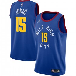 Nikola Jokic Denver Nuggets Jordan Brand 2020/21 Swingman Jersey - Statement Edition - Blue Nikola Jokic Denver Nuggets Jordan Brand 2020/21 Swingman Jersey - Statement Edition - Blue