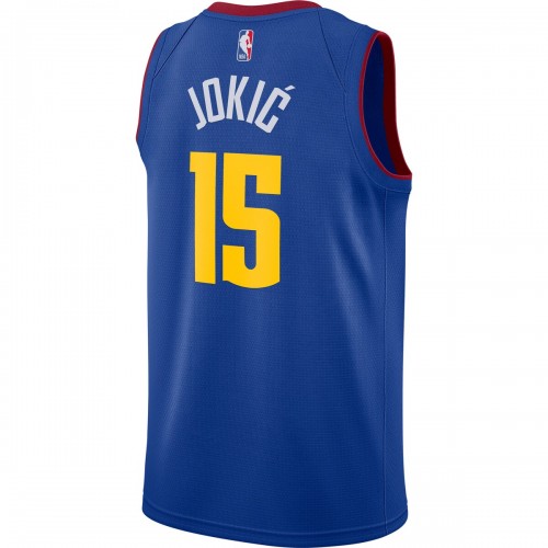 Nikola Jokic Denver Nuggets Jordan Brand 2020/21 Swingman Jersey - Statement Edition - Blue