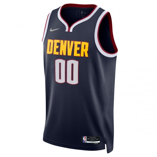 Denver Nuggets Nike 2021/22 Diamond Swingman Custom Jersey - Icon Edition - Navy