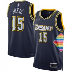 Nikola Jokic Denver Nuggets Nike 2021/22 Swingman Jersey - City Edition - Navy Nikola Jokic Denver Nuggets Nike 2021/22 Swingman Jersey - City Edition - Navy