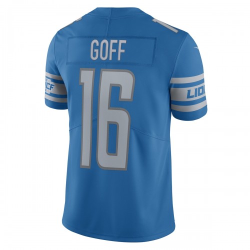 Jared Goff Detroit Lions Nike Vapor Limited Jersey - Blue