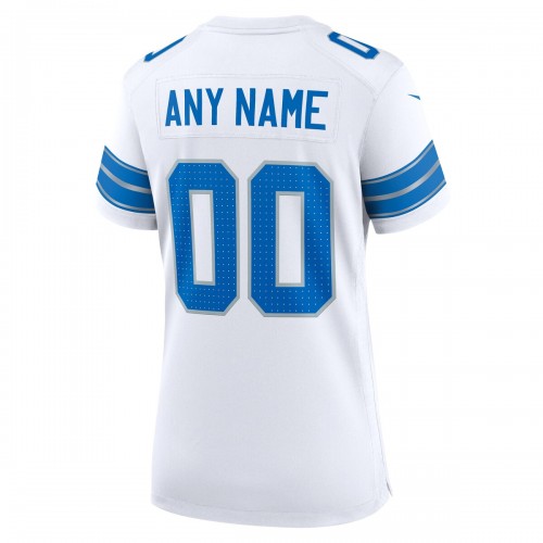 Detroit Lions Nike Women's Custom Game Jersey - White