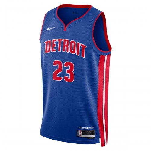 Jaden Ivey Detroit Pistons Nike Unisex 2022 NBA Draft First Round Pick Swingman Jersey - Icon Edition - Blue