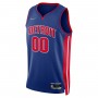 Detroit Pistons Nike 2021/22 Diamond Swingman Custom Jersey - Icon Edition - Blue