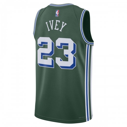 Jaden Ivey Detroit Pistons Nike 2022/23 Swingman Jersey - City Edition - Green