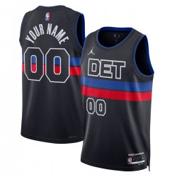 Detroit Pistons Jordan Brand Unisex 2022/23 Swingman Custom Jersey - Statement Edition - Blue Detroit Pistons Jordan Brand Unisex 2022/23 Swingman Custom Jersey - Statement Edition - Blue