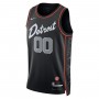 Detroit Pistons Nike Unisex 2023/24 Custom Swingman Jersey - Black - City Edition