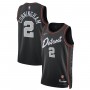 Cade Cunningham Detroit Pistons Nike Unisex 2023/24 Swingman Jersey - Black - City Edition