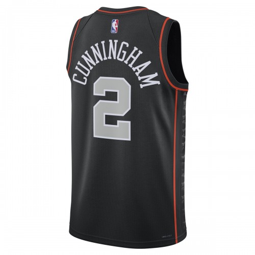 Cade Cunningham Detroit Pistons Nike Unisex 2023/24 Swingman Jersey - Black - City Edition