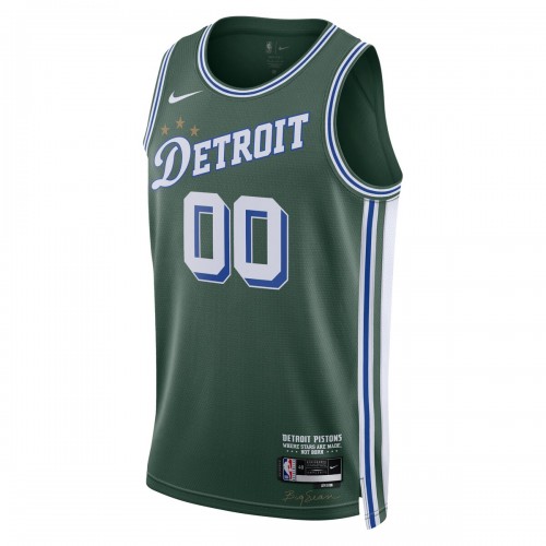 Detroit Pistons Nike Unisex 2022/23 Swingman Custom Jersey - City Edition - Green