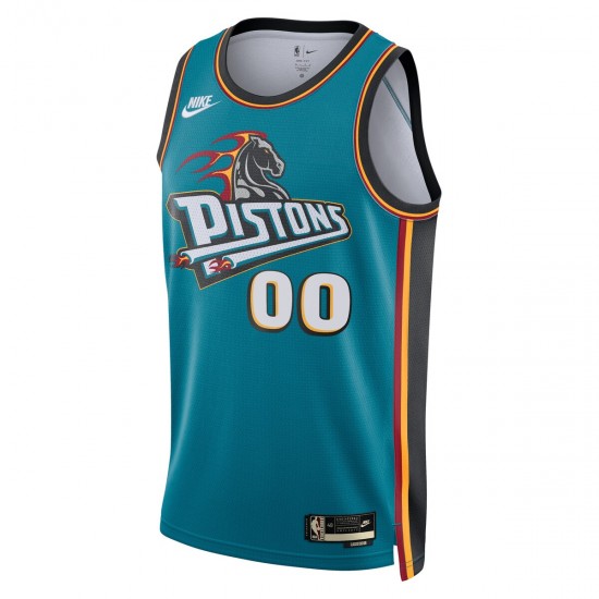 Detroit Pistons Nike Unisex 2022/23 Custom Swingman Jersey - Classic Edition - Teal