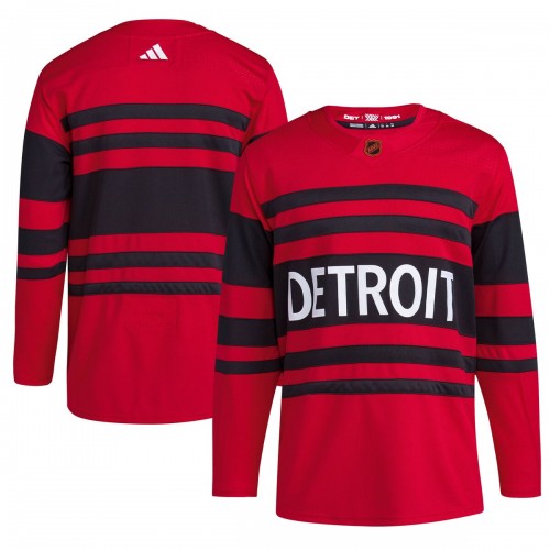 Detroit Red Wings adidas Reverse Retro 2.0 Authentic Blank Jersey - Red