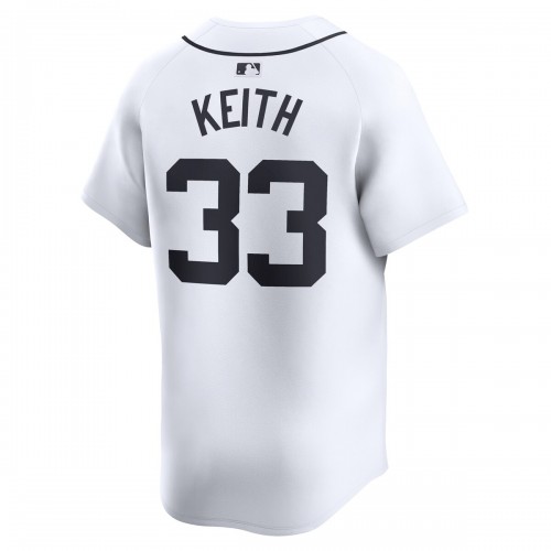 Colt Keith Detroit Tigers Nike Home Limited Player Jersey - White