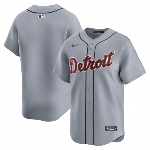 Detroit Tigers Nike Road Limited Jersey – Gray