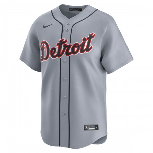 Detroit Tigers Nike Road Limited Jersey – Gray