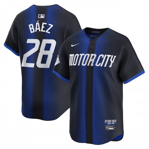 Javier Baez Detroit Tigers Nike 2024 City Connect Limited Jersey - Navy