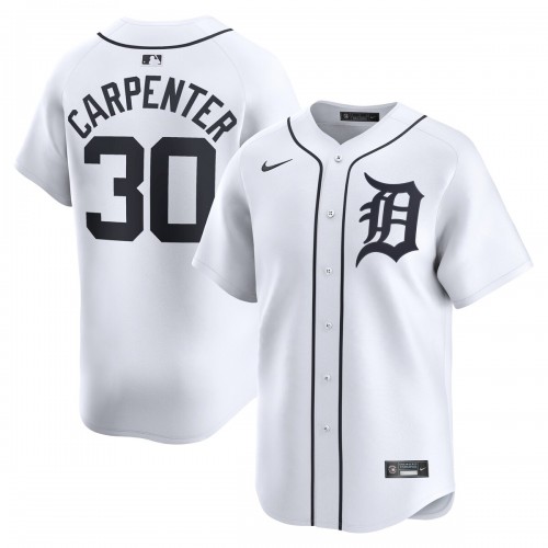 Kerry Carpenter Detroit Tigers Nike Home Limited Player Jersey - White