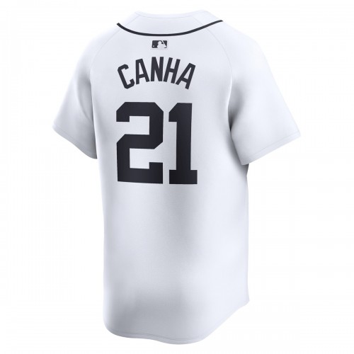 Mark Canha Detroit Tigers Nike Home Limited Player Jersey - White