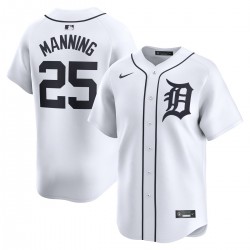 Matt Manning Detroit Tigers Nike Home Limited Player Jersey - White Matt Manning Detroit Tigers Nike Home Limited Player Jersey - White
