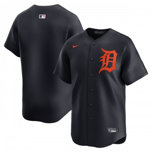 Detroit Tigers Nike  Alternate Limited Jersey – Navy