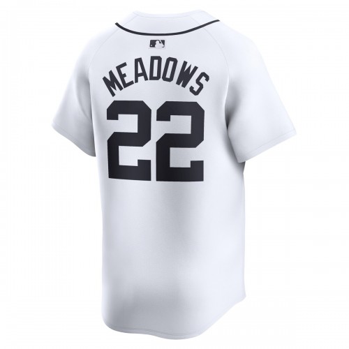 Parker Meadows Detroit Tigers Nike Home Limited Player Jersey - White