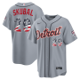 Tarik Skubal Detroit Tigers Nike USA 250 Fourth of July Road Stadium Jersey - Gray Tarik Skubal Detroit Tigers Nike USA 250 Fourth of July Road Stadium Jersey - Gray
