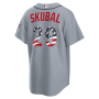 Tarik Skubal Detroit Tigers Nike USA 250 Fourth of July Road Stadium Jersey - Gray Tarik Skubal Detroit Tigers Nike USA 250 Fourth of July Road Stadium Jersey - Gray